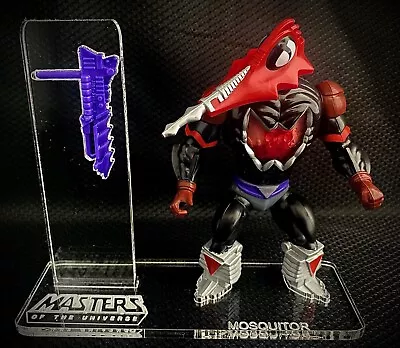 MOTU Vintage Mosquitor Acrylic Base Set  **NO Toy Included ** • $15