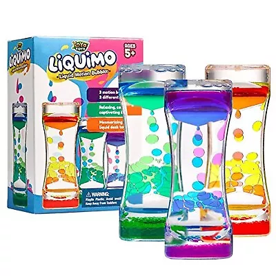 Yoya Toys Liquimo - Liquid Motion Bubbler For Kids And Adults (3-Pack) - Hour... • $32.97