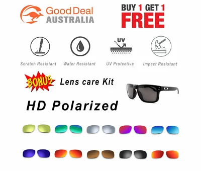 2 X HD Polarized Replacement Lenses For-Oakley Holbrook XL 9417 Sunglasses Sport • $26.99
