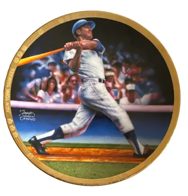 Vintage Sports Impressions New York Yankees Mickey Mantle Collectors 9  Plate • $14.99