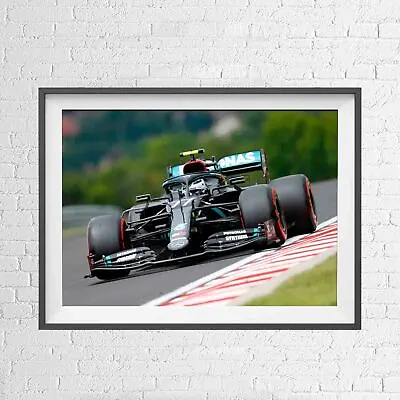 $11.95 • Buy Formula 1 - Bottas Mercedes F1 Racing Car Poster Picture Print - Size A5 To A0