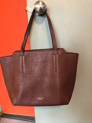 $40 • Buy Oroton Burgandy Leather Tote Bag