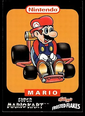 1993 Nintendo Canada Super Mario Kart Card Kellogg's Frosted Flakes • $18.80