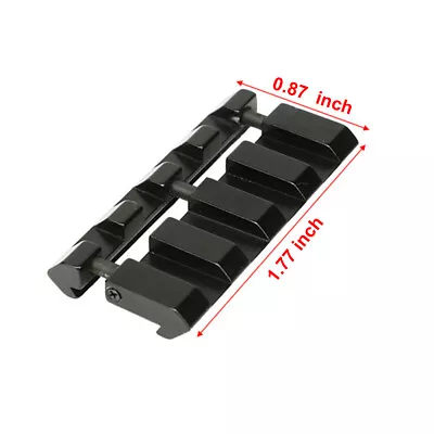 Tactical 11mm To 20mm Picatinny Weaver Scope Dovetail Rail Adapter Mount Base • $12.29