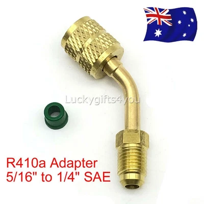 $12.89 • Buy 5/16  To 1/4  R410a Adapter SAE Adapter Vacuum Pump Split System Air Conditioner