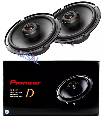 NEW Pioneer TS-D65F D-Series 6-1/2  2-Way Car Audio Coaxial Speakers 6.5  Coax • $99.68