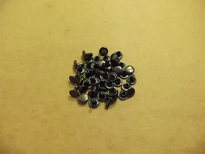 1/4  Black Steel Double Cap Rapid Rivets (250 Pack) • $15