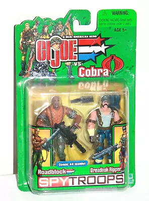 *** Gi Joe Vs Cobra Spy Troops Roadblock & Dreadnok Ripper Moc *** • $9.99