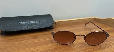 Serengeti Drivers Sunglasses 5462v Lens Rose Tortoise Metal Frames Corning • $75