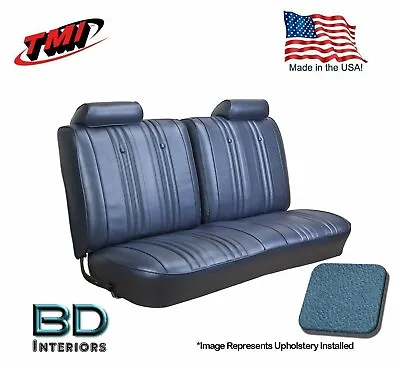 $1039 • Buy 1969 Chevy Chevelle Coupe Bench Seat Upholstery Dark Metallic Blue Full Set
