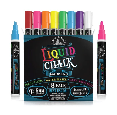 $22.71 • Buy Liquid Chalk Markers For Blackboards - Bold Color Dry Erase Marker Pens Chalk...