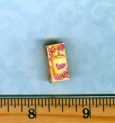 Dollhouse Miniature Size  Perfume Box Yellow • $2.45