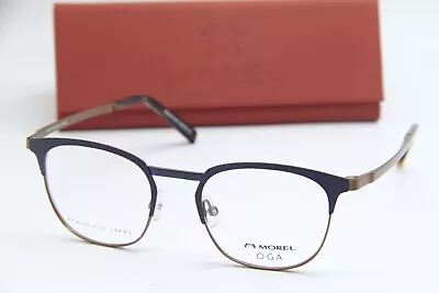 New Morel Oga 10154o Bm03 Blue Bronze Havana Authentic Eyeglasses W/case 50-20 • $132.61