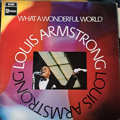 Louis Armstrong - What A Wonderful World - Used Vinyl Record • £30