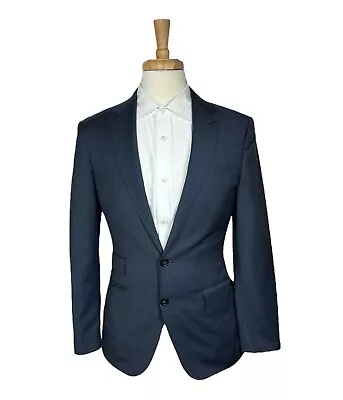 J.Crew Current Blue Ludlow Zelander Dream Merino Wool Blazer Size 36S Excellent • $79.99