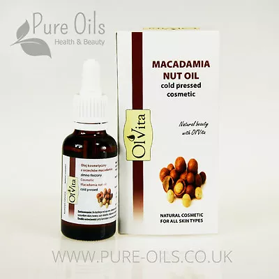 Macadamia Nut Oil Cosmetic Cold-Pressed Ol`Vita 30ml Olej Z Orzechów Macadamia • £13.29