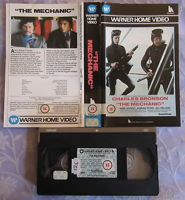 The Mechanic Vhs Warner Bros Pre Cert Big Box Ex Rental Charles Bronson • £32.69