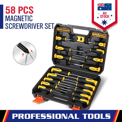 58Pc Magnetic Screwdrivers Set Portable Mechanics Automotive Repair Workshop • $38.99