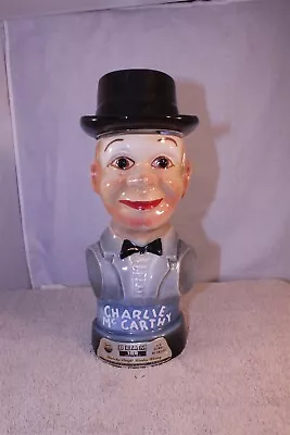 Jim Beam Charlie Mccarthy Whiskey Decanter Empty Unsealed • $20.36