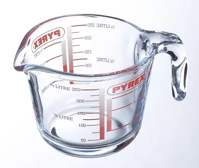 £9.99 • Buy Pyrex Small Glass Measuring Jug 0.25l 250ml Nearly 1/2 Pint