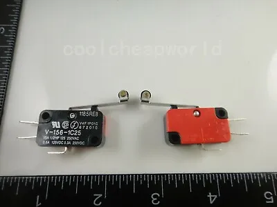 5pcs V-156-1C25 Long Hinge Roller Lever AC DC Micro Switch • $4.30