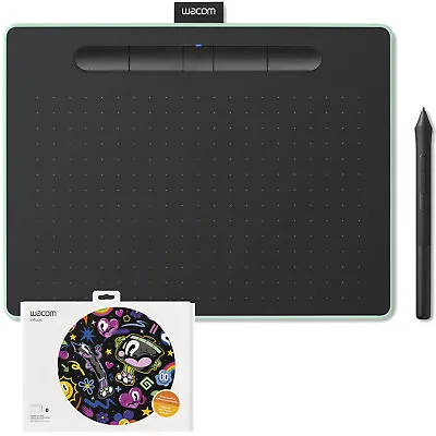 Wacom Intuos Creative Pen Tablet With Bluetooth (Medium Green) • $54.95