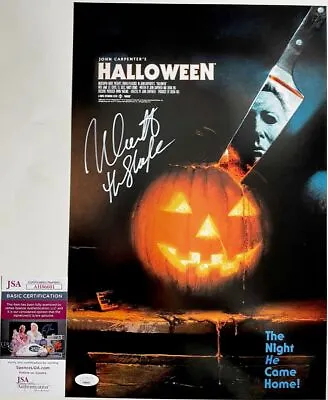 Nick Castle Signed Halloween 11x17 Poster K Autograph Michael Myers JSA COA • $84.95