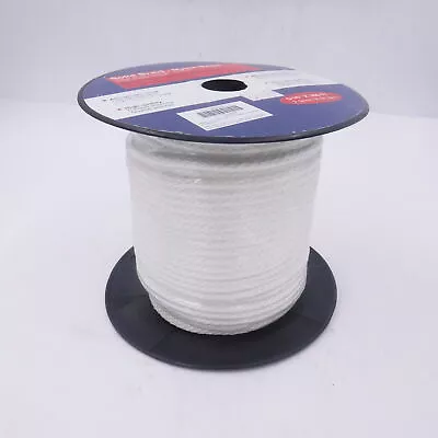 300' Grainger Approved Nylon/Poly Solid Braid Rope 5/16  Dia White 12U277 • $61.99