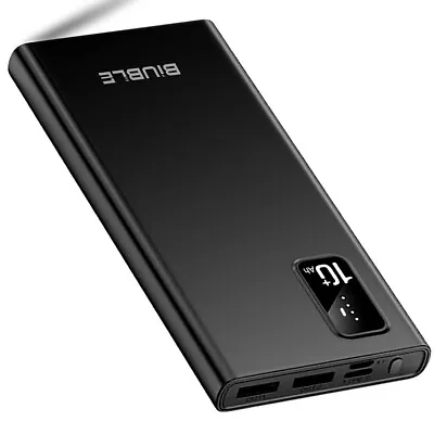 Portable Power Bank Pack 9000000mAh Charger Backup Battery For IPhone Samsung • £9.95