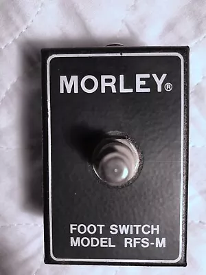 Morley RFS-1 Foot Switch Pedal On/Off Effect MINT • $45