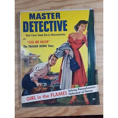 Vintage Master Detective Magazine True Cases From Police Headquarters Original P • $65