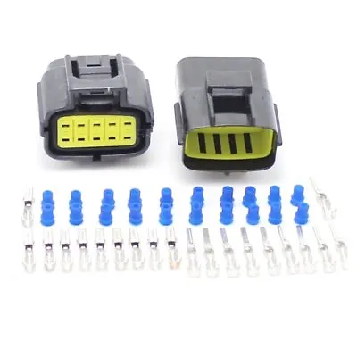 Car Motorcycle Waterproof 10 Pin Electrical 1.8mm Awg Wire Connector Plug • $9