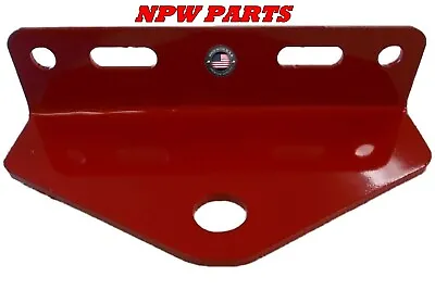 2017 Exmark Zero Turn Mower Trailer Hitch 5  Outside Holes Centers--red • $16.99