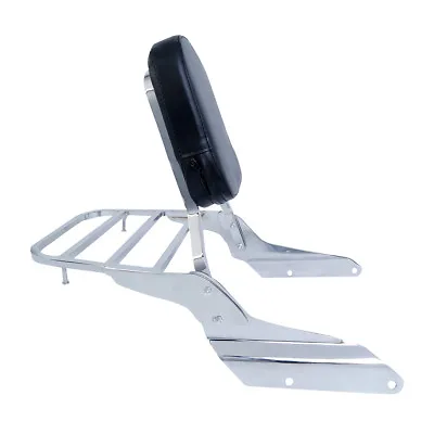 Detachable Backrest Sissy Bar W/ Luggage Rack Fit For Honda Magna VF 750 94-03 • $55.99