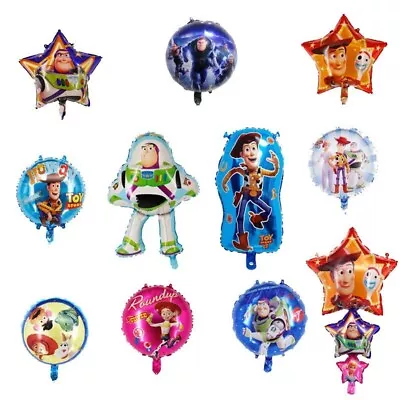 Toy Story Buzz Lightyear Woodie Foil Balloons Birthday Party Decorations AU Post • $3.98