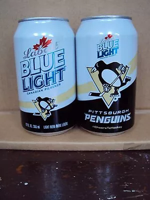 2016 LABATTS BLUE LIGHT * PITTSBURGH PENGUINS * 12oz. Beer Can NHL • $4.98