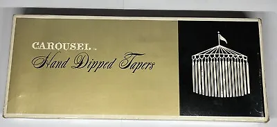 Vintage Carousel Taper Candles 12  Smokeless Dripless Hand Dipped 12 Sealed • $24.25