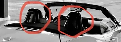 Enhance The Look Of Your 2016-2023 Mazda MX5 Miata Roll Bar Black Trim Covers • $130