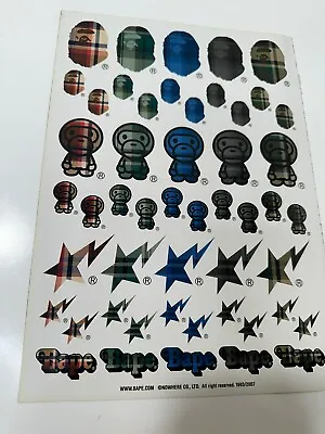 A Bathing Ape Sticker 2007  Autumn/Winter Japanese Magazine Appendix Never Used • $25.18