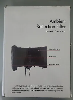 Ambient Reflection Filter Portable Vocal Booth - Isolation Shield Free Shippin • $31.99