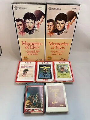 Vintage Elvis Presley 8 Track Tapes Lot Of 11 Make An Offer! • $23.99