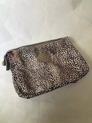 £11.53 • Buy KIPLING Travel Pouch Cosmetic Toiletries Bag Animal Print