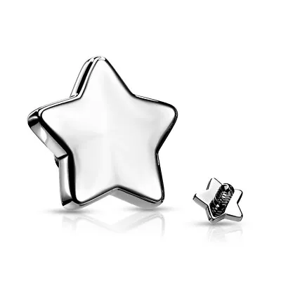 Star Microdermal Titanium Piercing Jewelry Dermal Top Implant Grade Titanium • $9.49