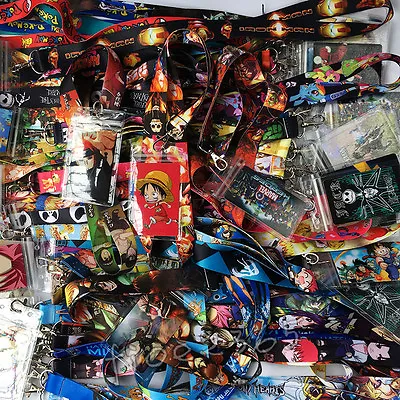 Anime Lanyard DragonBall Cartoon Mobile Phone ID Card Keys Lanyards • £3.23