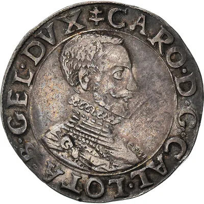 [#971042] Coin France LORRAINE Charles III Teston Teston Nancy AU Sil V • $427.70