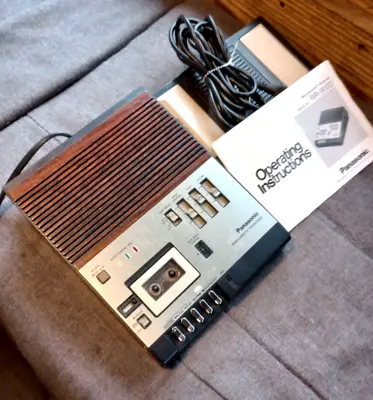 Panasonic Microcassette Transcriber RR 900D W/ Pedal Back Space Cassette Tape • $32