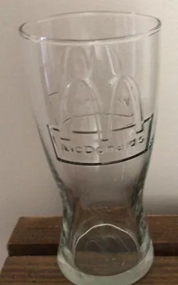 Retro McDonalds Drinking Glass Marked 1992 ~Clear Glass 6.5  Vintage • $5.99