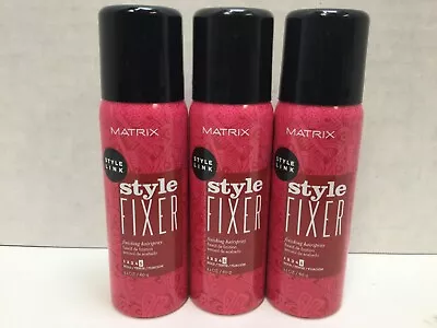 Matrix Style Fixer Finishing Hair Spray Level 5 Hairspray2.1 Oz Lot Of 3 Cans • $16.45