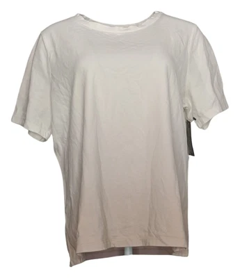 $14.95 • Buy Denim & Co. Dip Dye Perfect Jersey Round Neck Knit Top (Wood Rose, M) A488238
