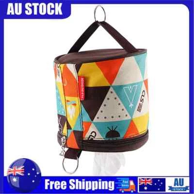 $10.56 • Buy Outdoor Camping National Style Tissue Case Holder Toilet Paper Roll Storage Bag 